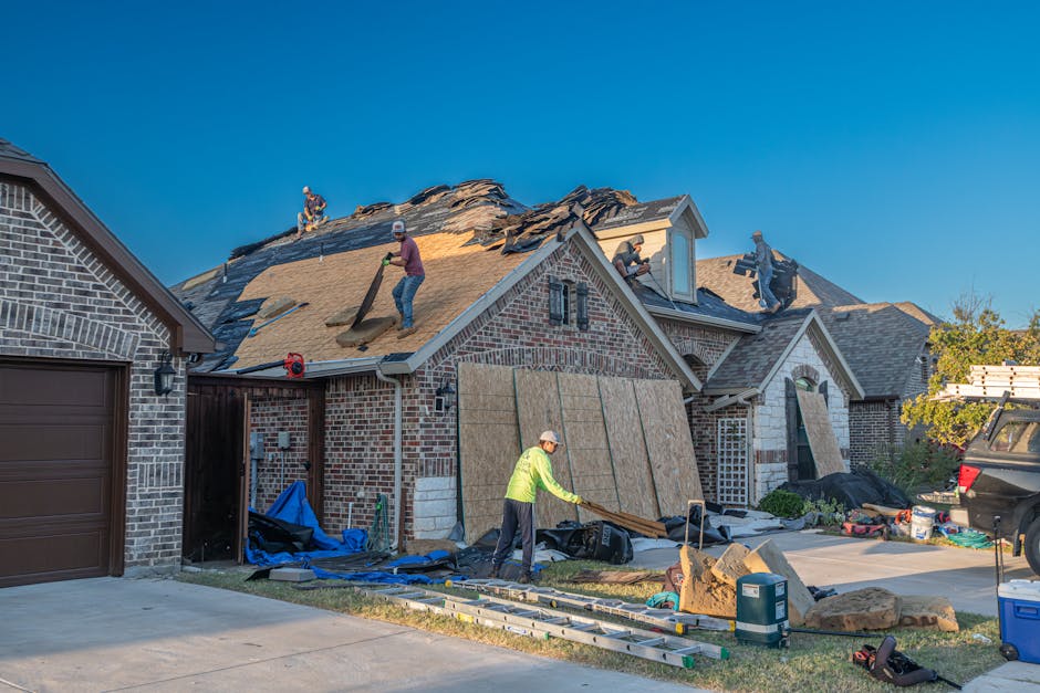 Professional roof repair services by trusted contractors